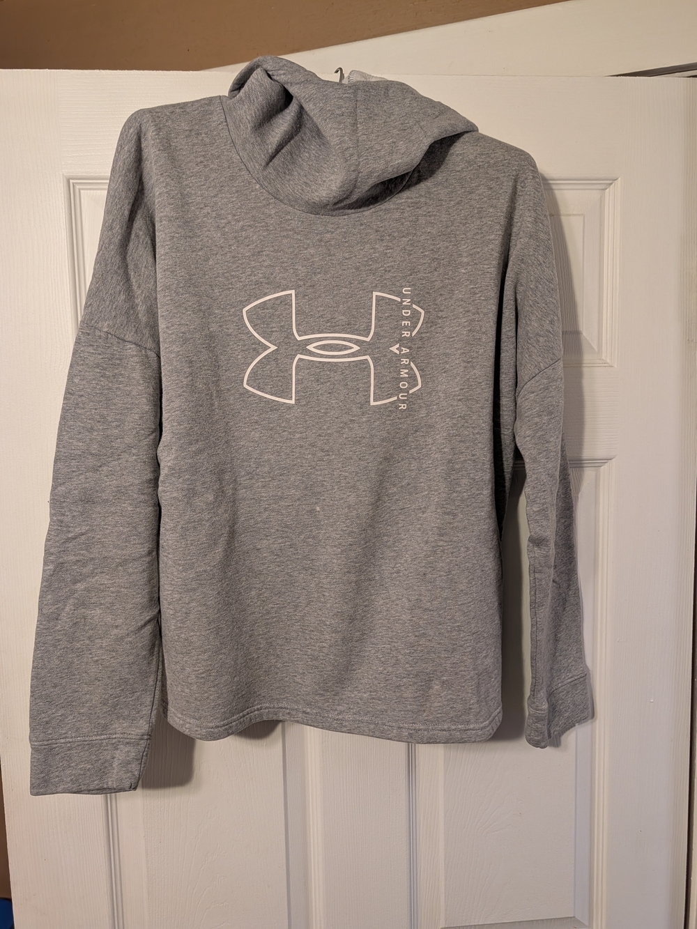 Under Armour Men’s Gray Logo Hoodie Sweater